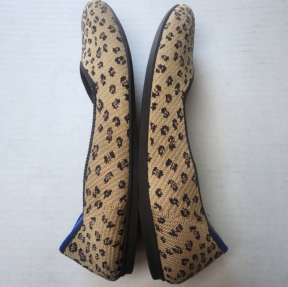 Rothy's | Leopard Rount Toe Flats, size 10 - Picture 4 of 11